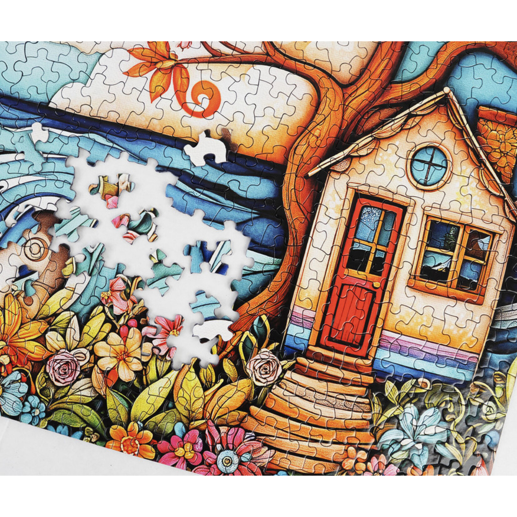 Springbok Jigsaw Puzzle - She Shed by the Sea Shore (1000-Piece)