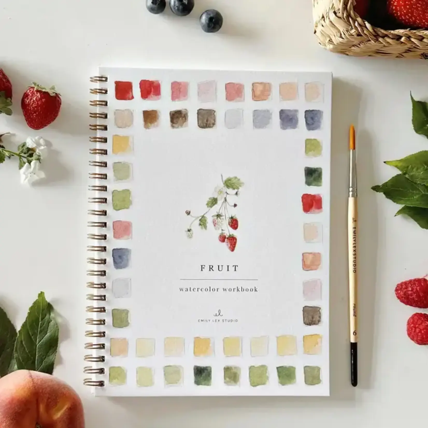 Emily Lex Studio Watercolor Workbook - Fruit