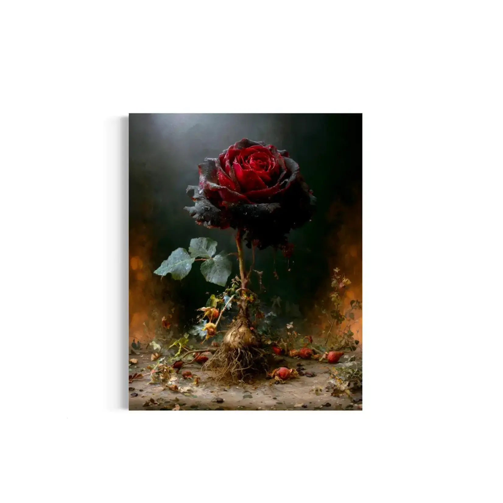 Salty Alyce Wall Decor - Crimson Heirloom Rose