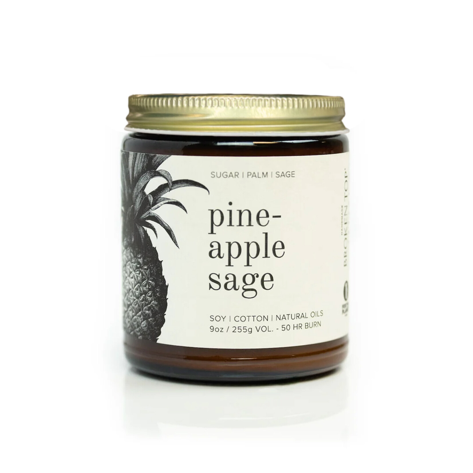 Broken Top Pineapple Sage - 9oz Soy Candle