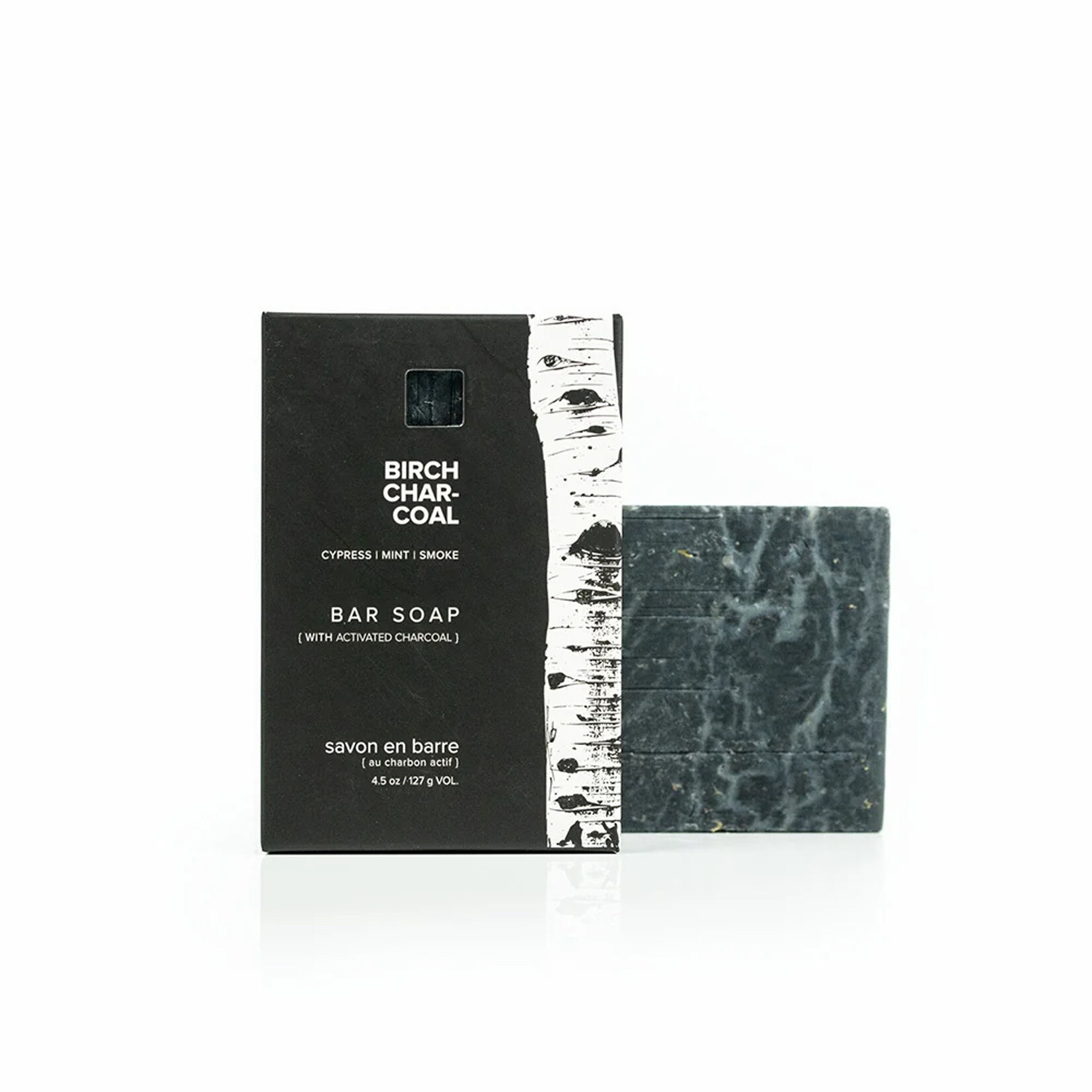 Broken Top Birch Charcoal - Solid Cologne | Bar Soap | Soy Candle