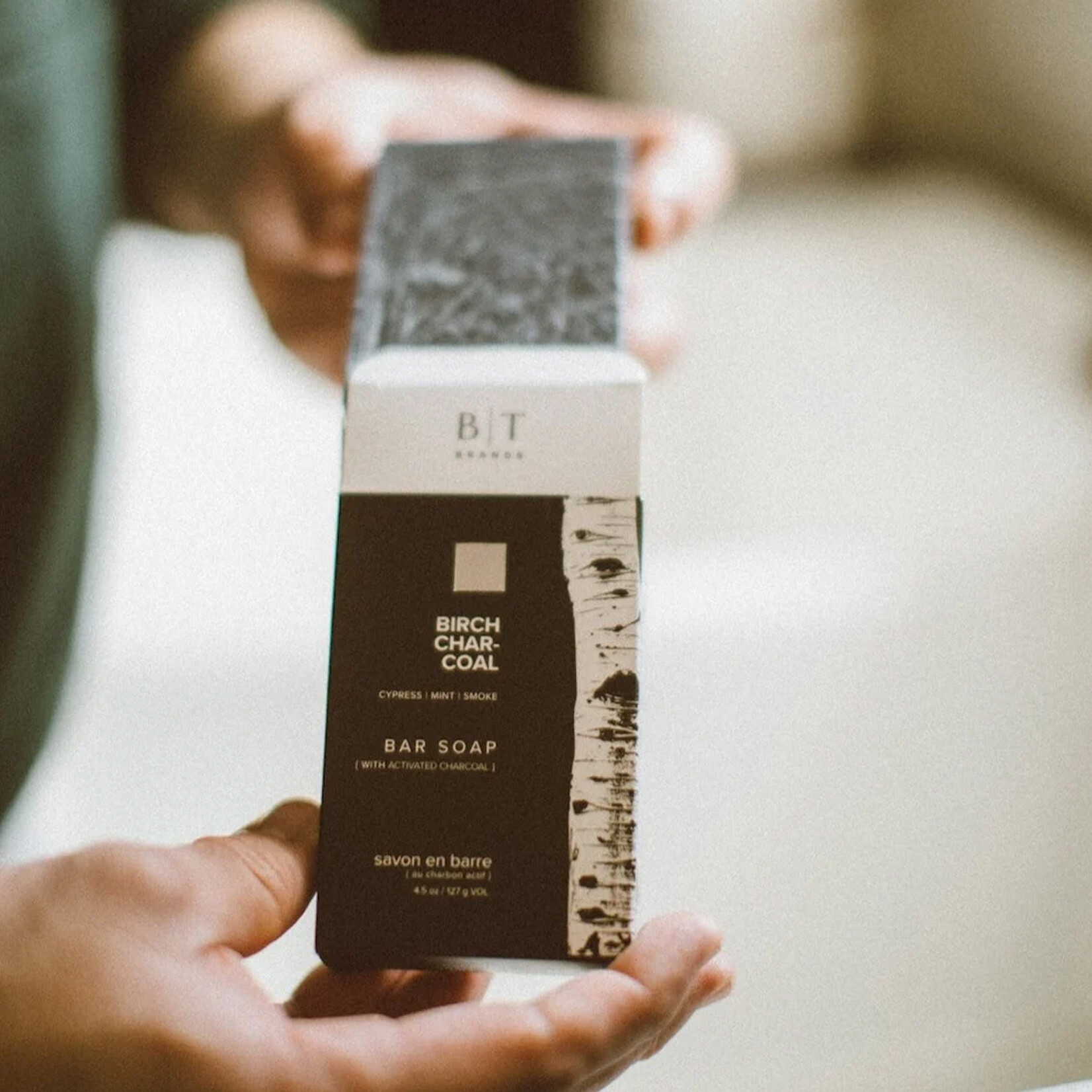 Broken Top Birch Charcoal - Solid Cologne | Bar Soap | Soy Candle