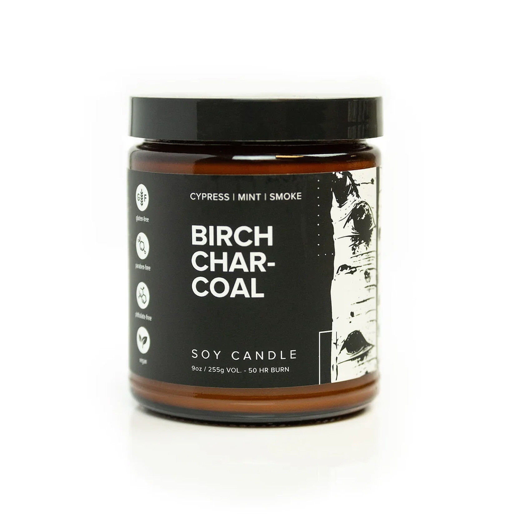 Broken Top Birch Charcoal - Solid Cologne | Bar Soap | Soy Candle