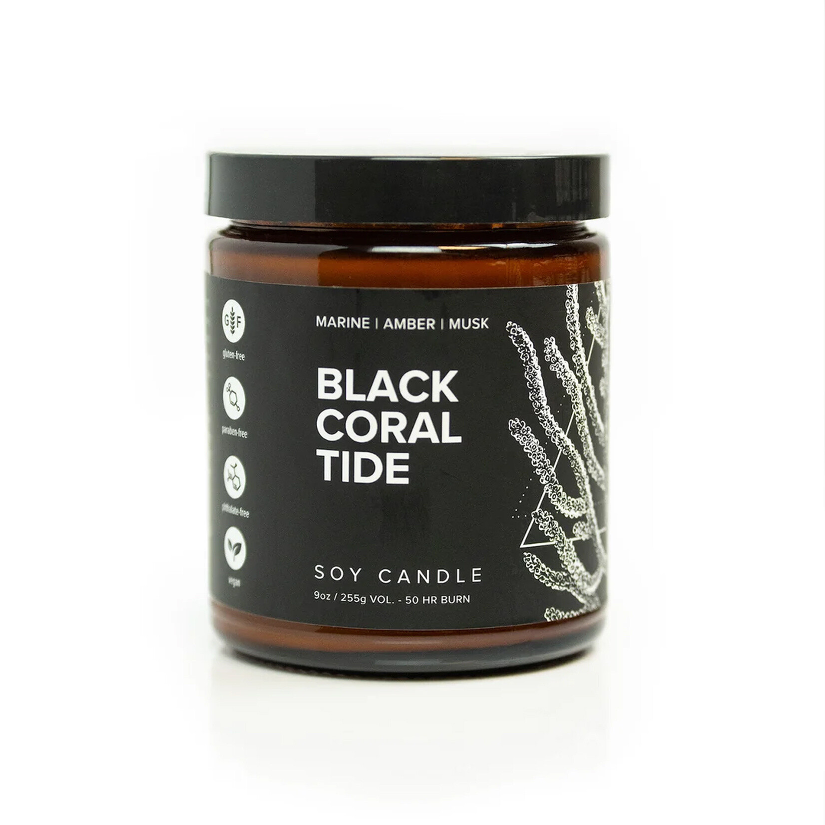 Broken Top Black Coral Tide - Solid Cologne | Beard Oil | Bar Soap | Room & Linen Spray | Soy Candle
