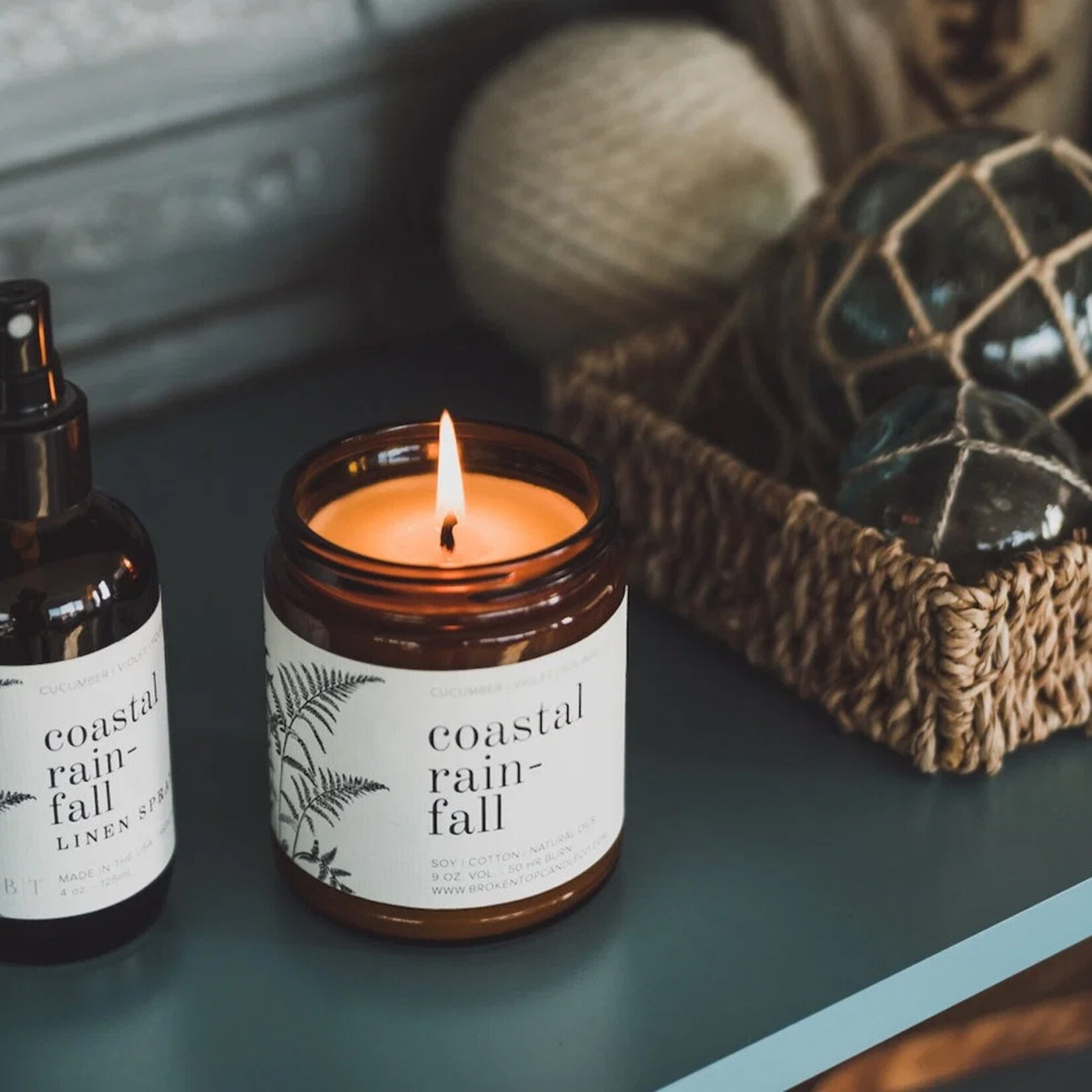 Broken Top Coastal Rainfall - 9oz Soy Candle