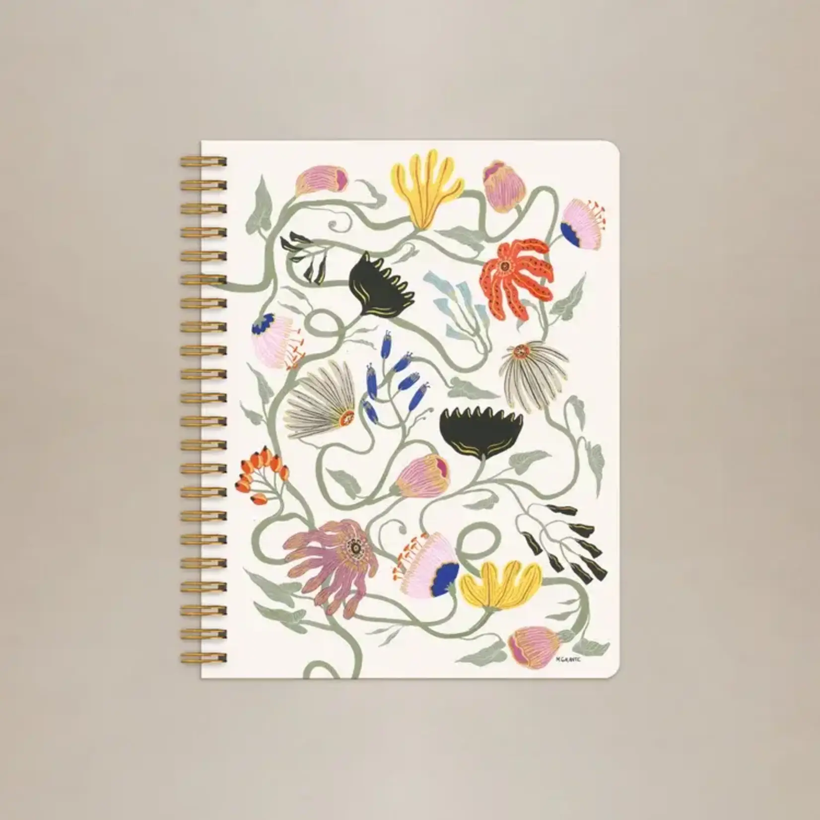 Large Hardcover Notebook - Francis Floral