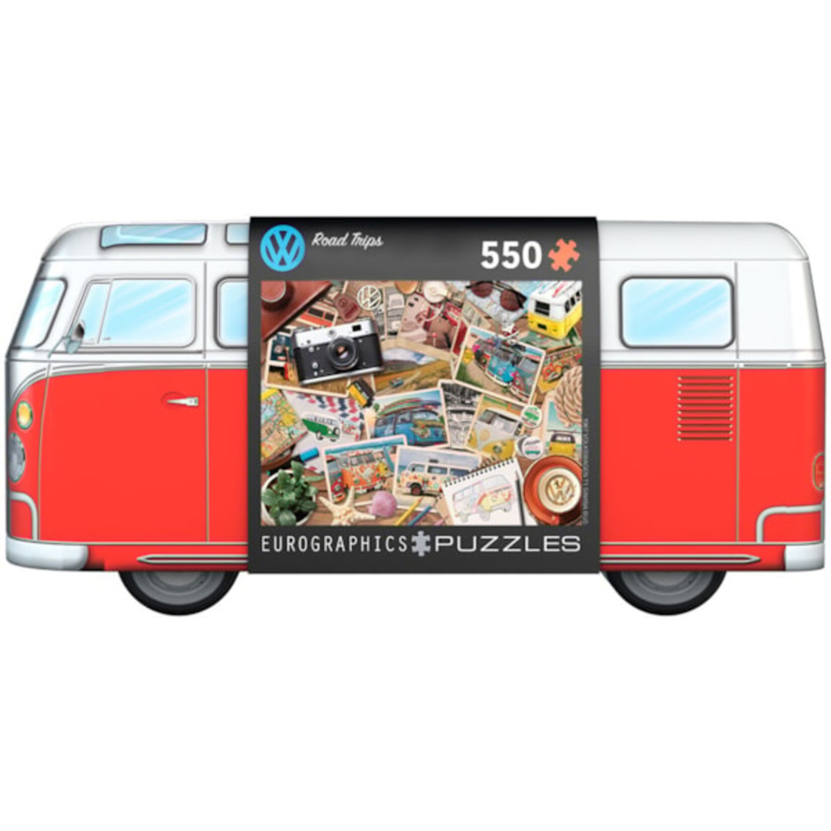 Puzzle - Tin - VW Bus Road Trips