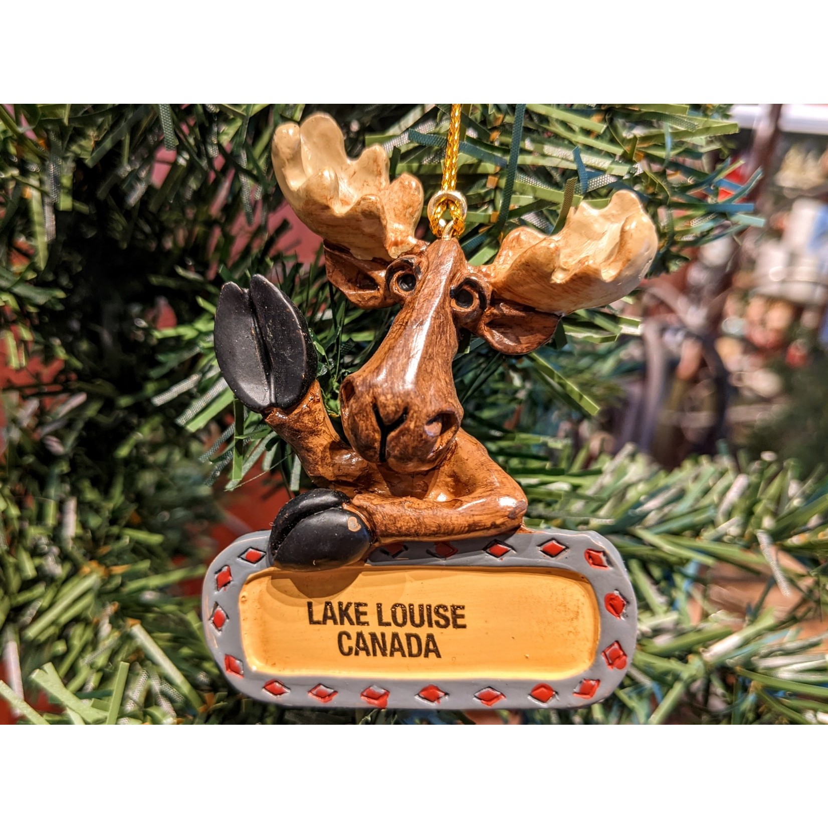 Bearfoots Ornament - Moose Waving