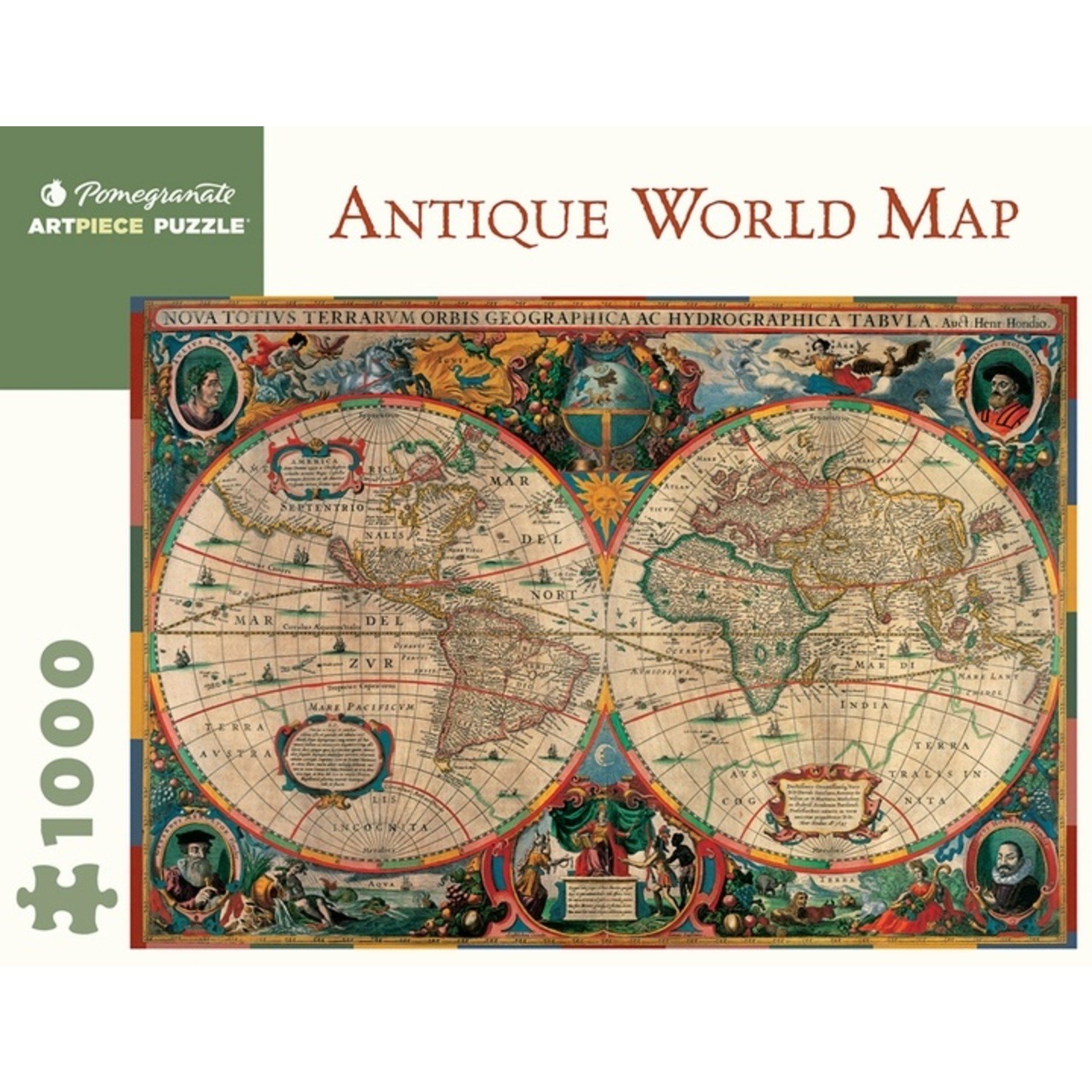 Puzzle - Antique World Map