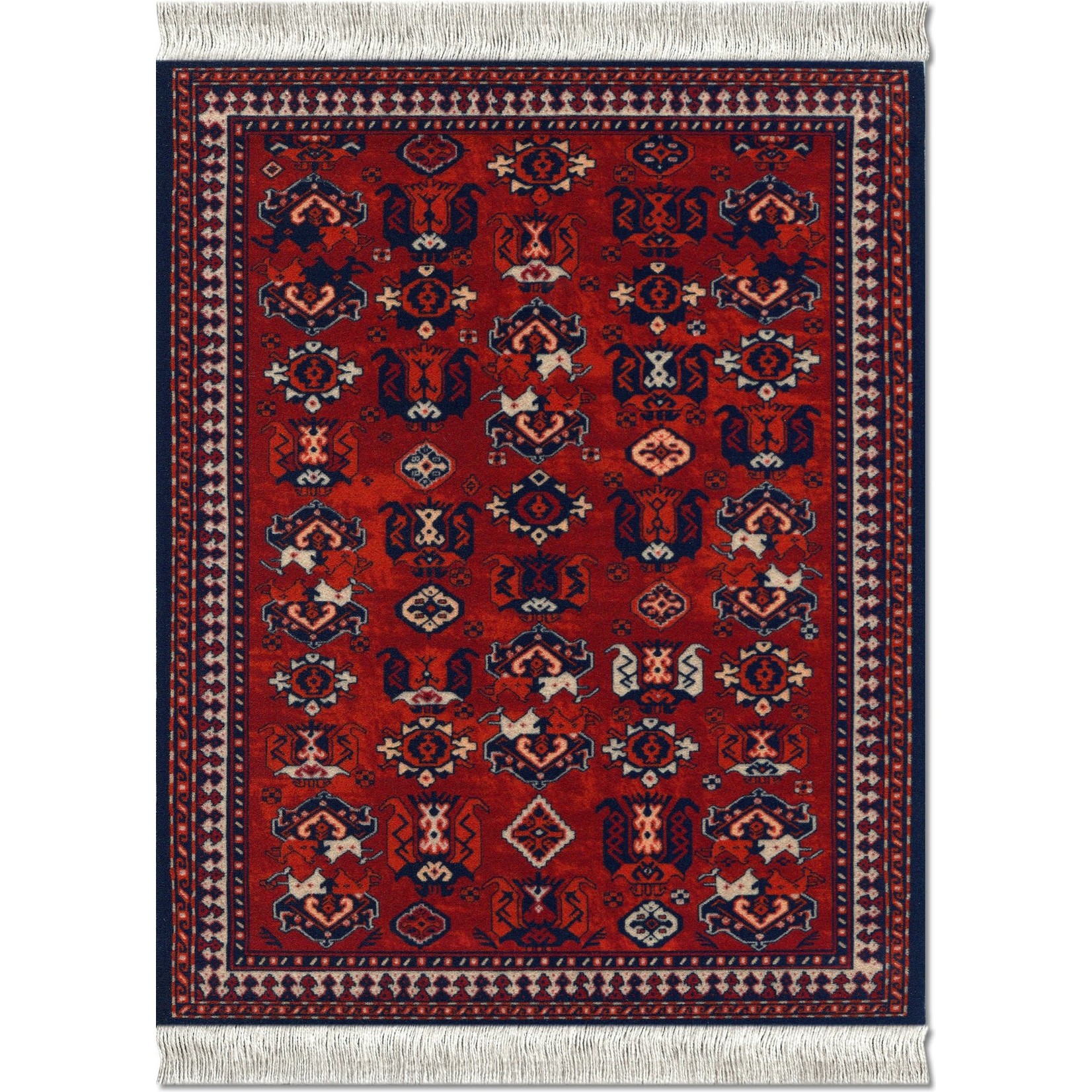 Fiberlok Mouse Rug - A de Young Early Turkmen