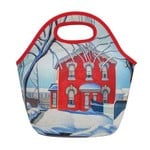 Lunch Bag - Red House in Winter