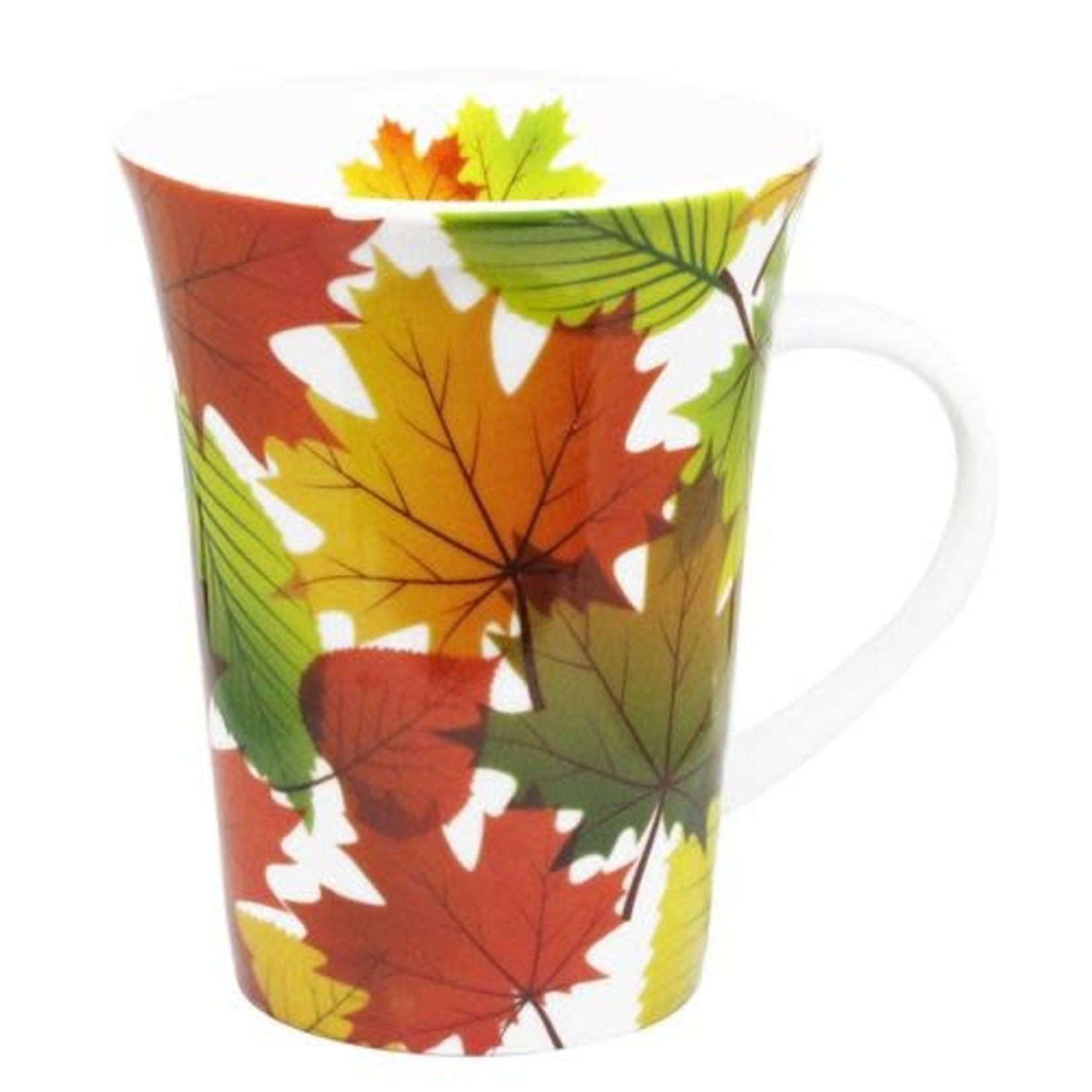 Mug - Fall Leaves - White