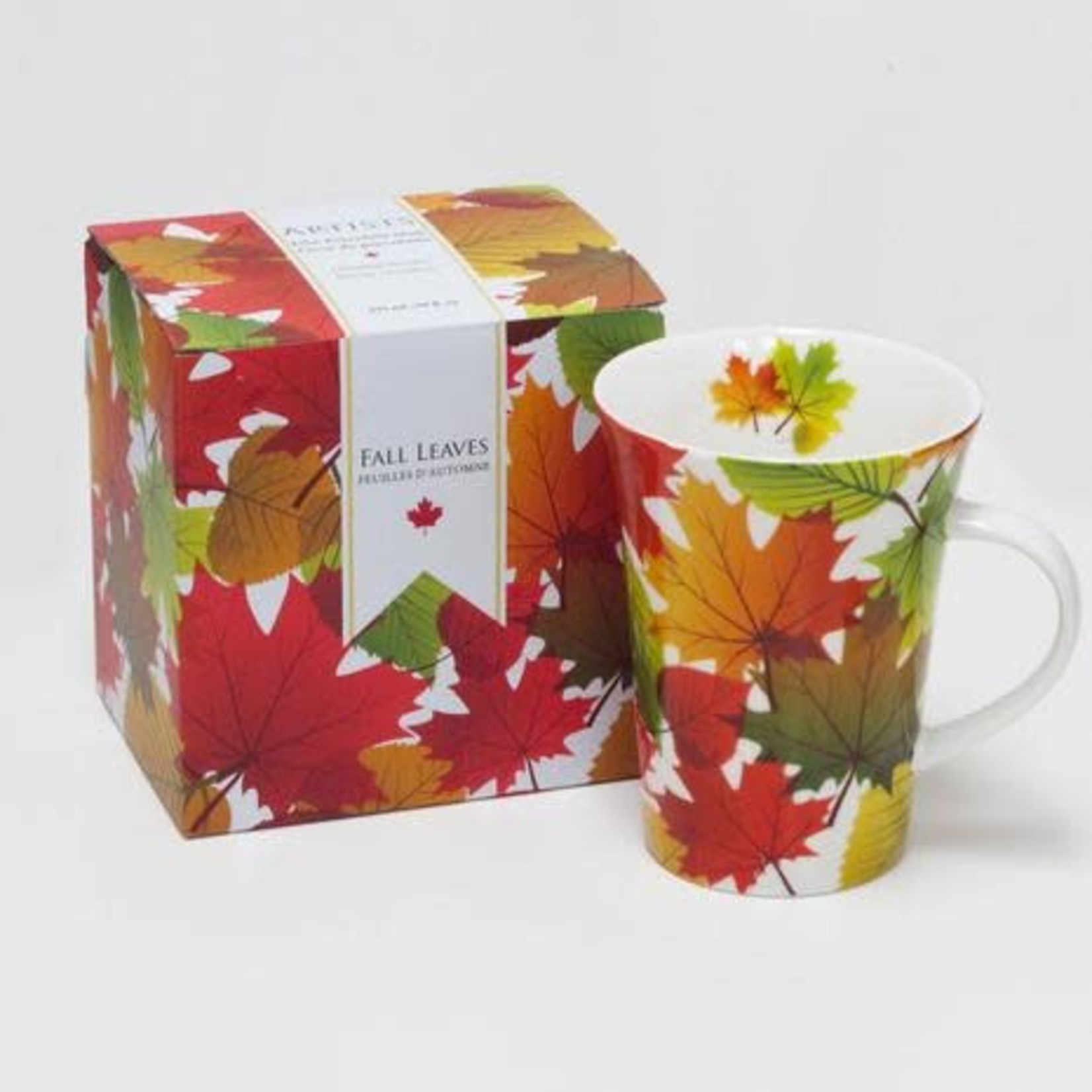 Mug - Fall Leaves - White