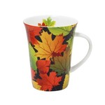 Mug - Fall Leaves - Black