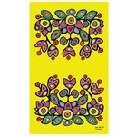 Microfibre Towel - Floral on Yellow