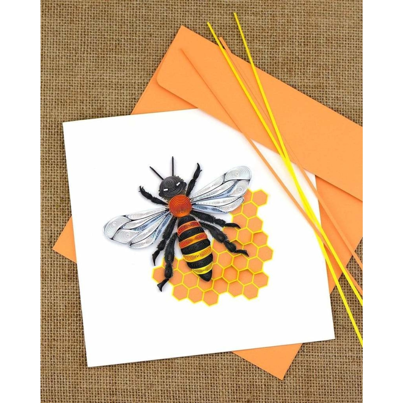 Quilling Card Quilling Card - Honey Bee