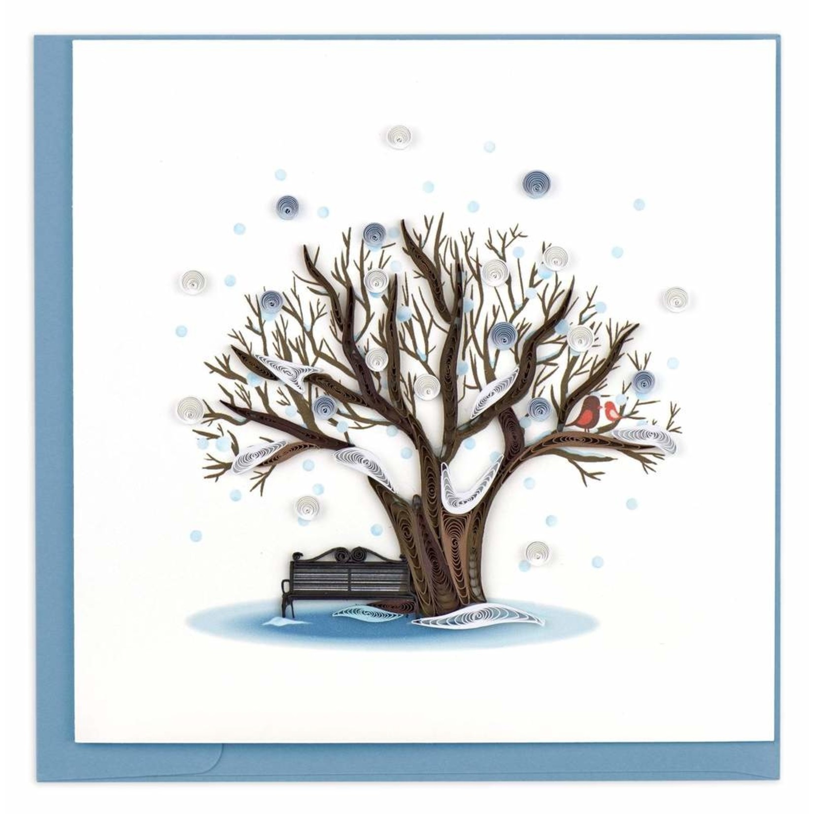 Quilling Card Quilling Card - Winter Tree
