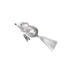 Inge - Glass Clip - Silver Mouse - 6.5"