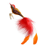 Inge - Glass Clip - Flash Dancer 7.5" - Orange Bird