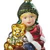 Inge - Glass Orn - Happy Day - Girl with Teddy