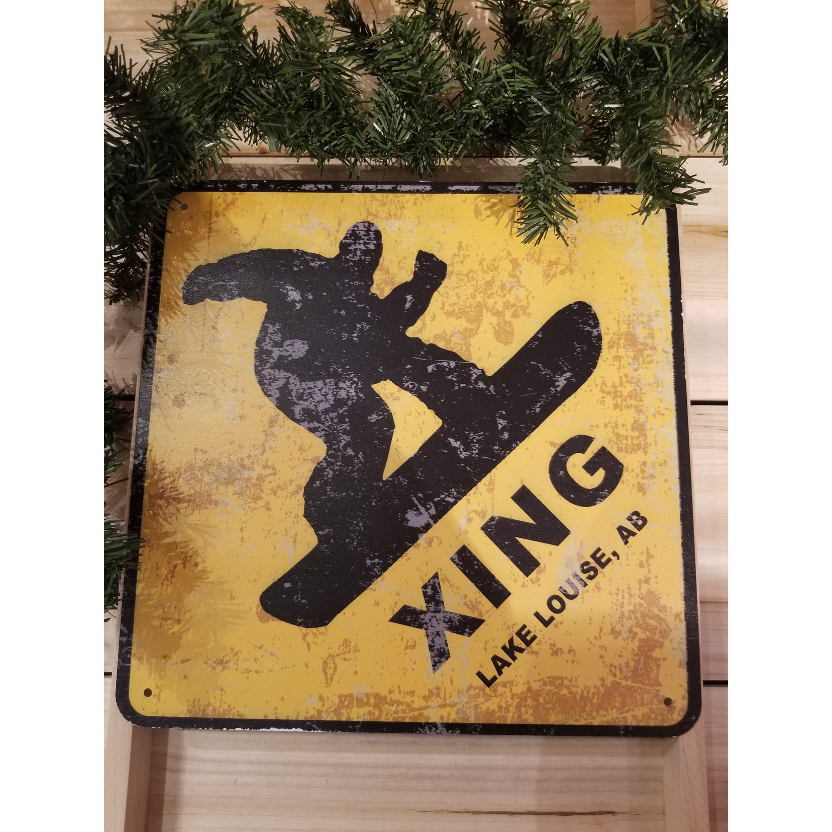 Snowboarder Sign