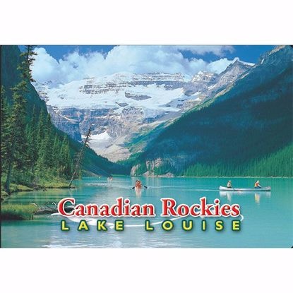Magnet - Lake Louise - Canoes - Creek Side Gifts