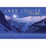 Magnet - Lake Louise Winter Moonlight