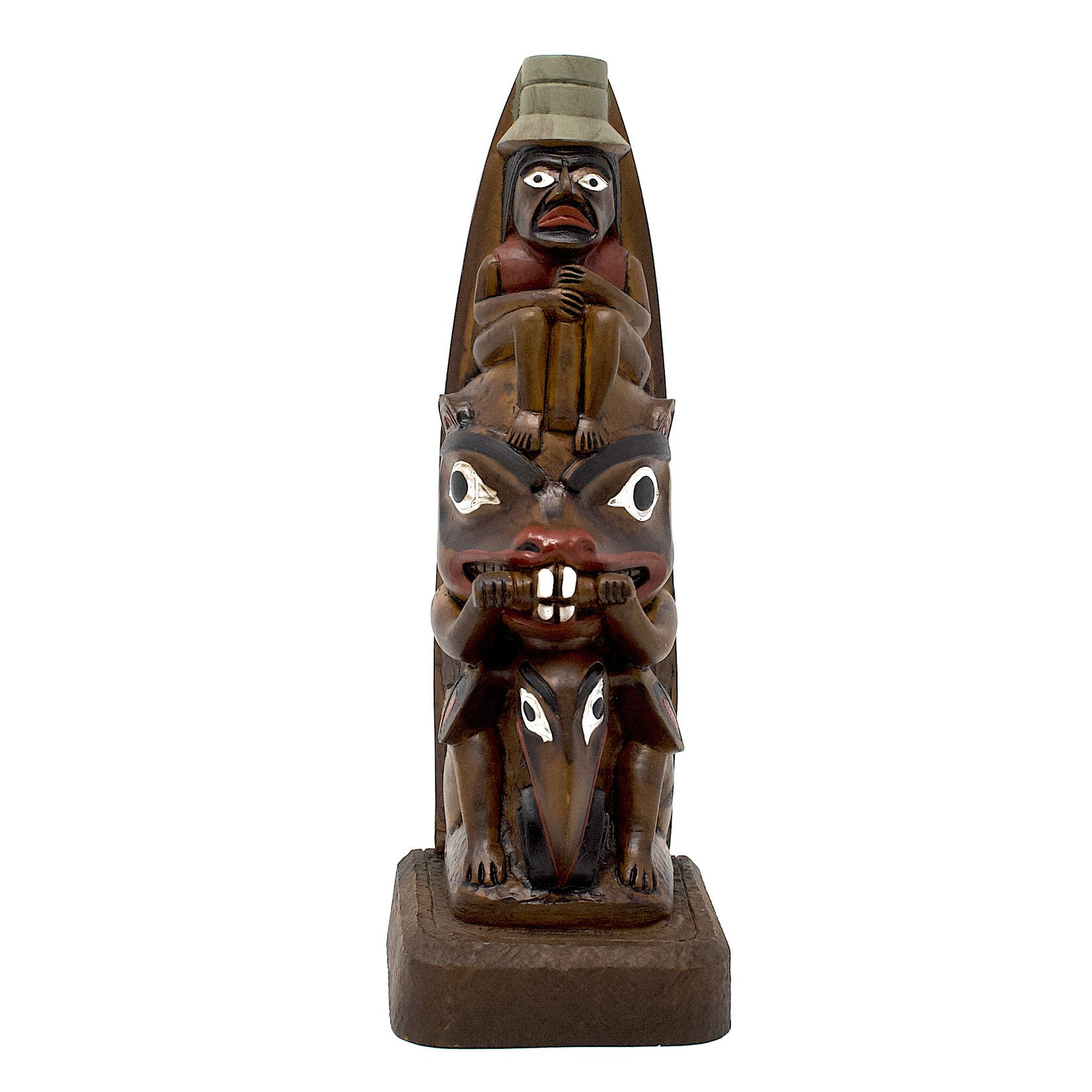 Totem - Brown - Chief - Beaver - Raven