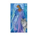 Indigenous Collection Art Card - Noel - Wolf Guardian