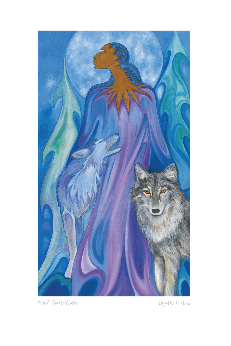 Art Card - Noel - Wolf Guardian