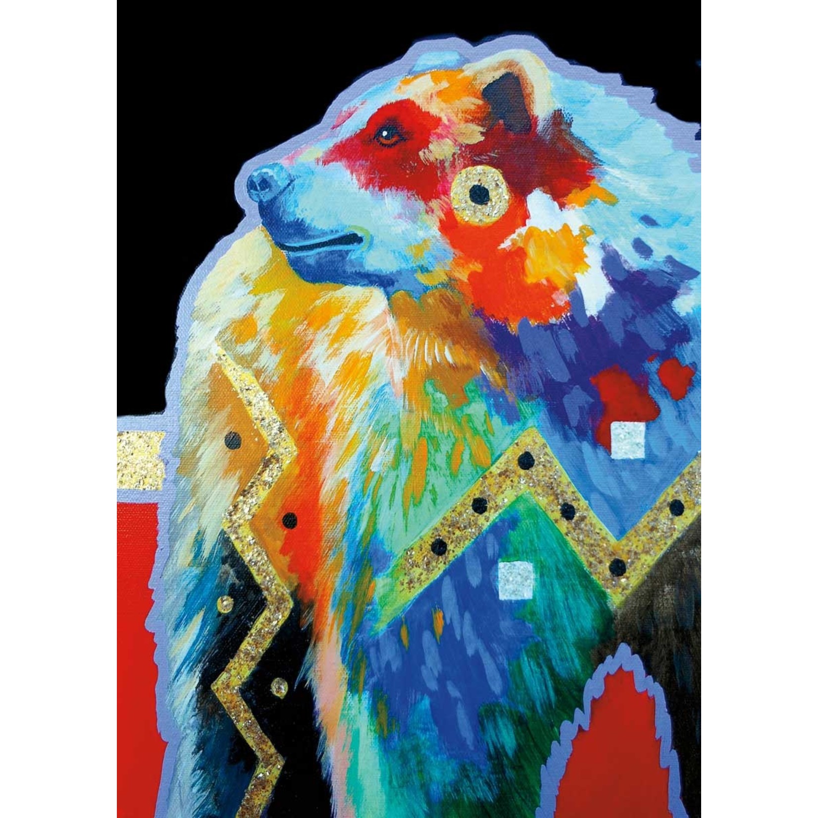 Indigenous Collection Art Card - Balloue - 21st Century Bear