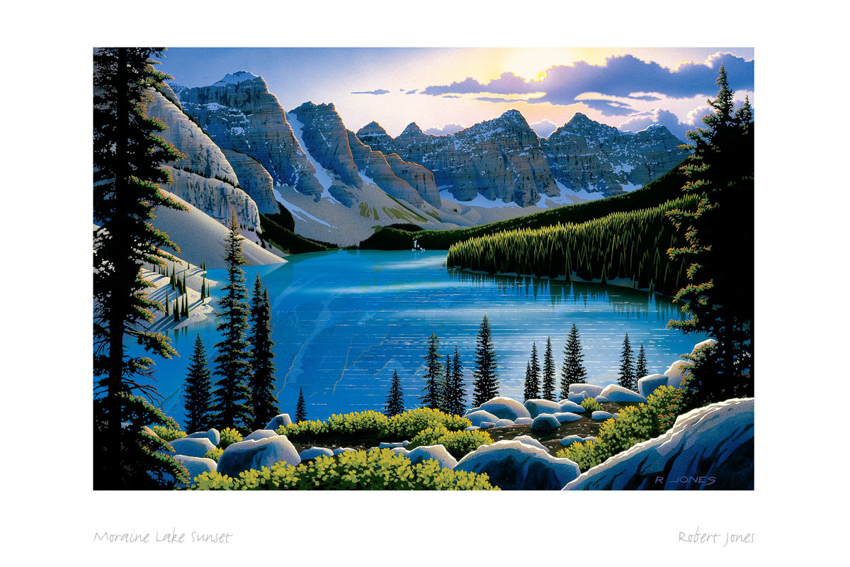 Art Card - Moraine Lake Sunset