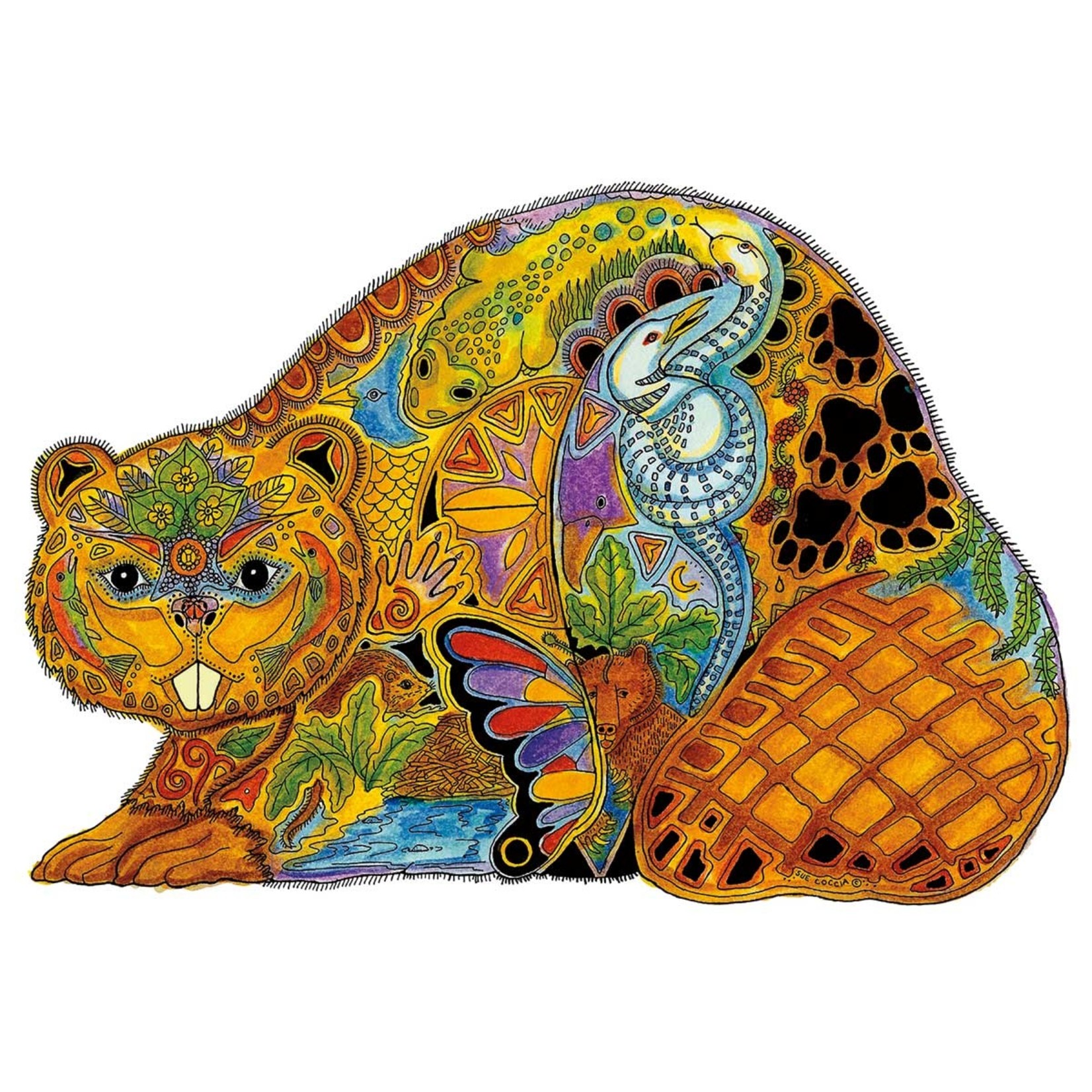 Indigenous Collection Art Card - Coccia - Beaver