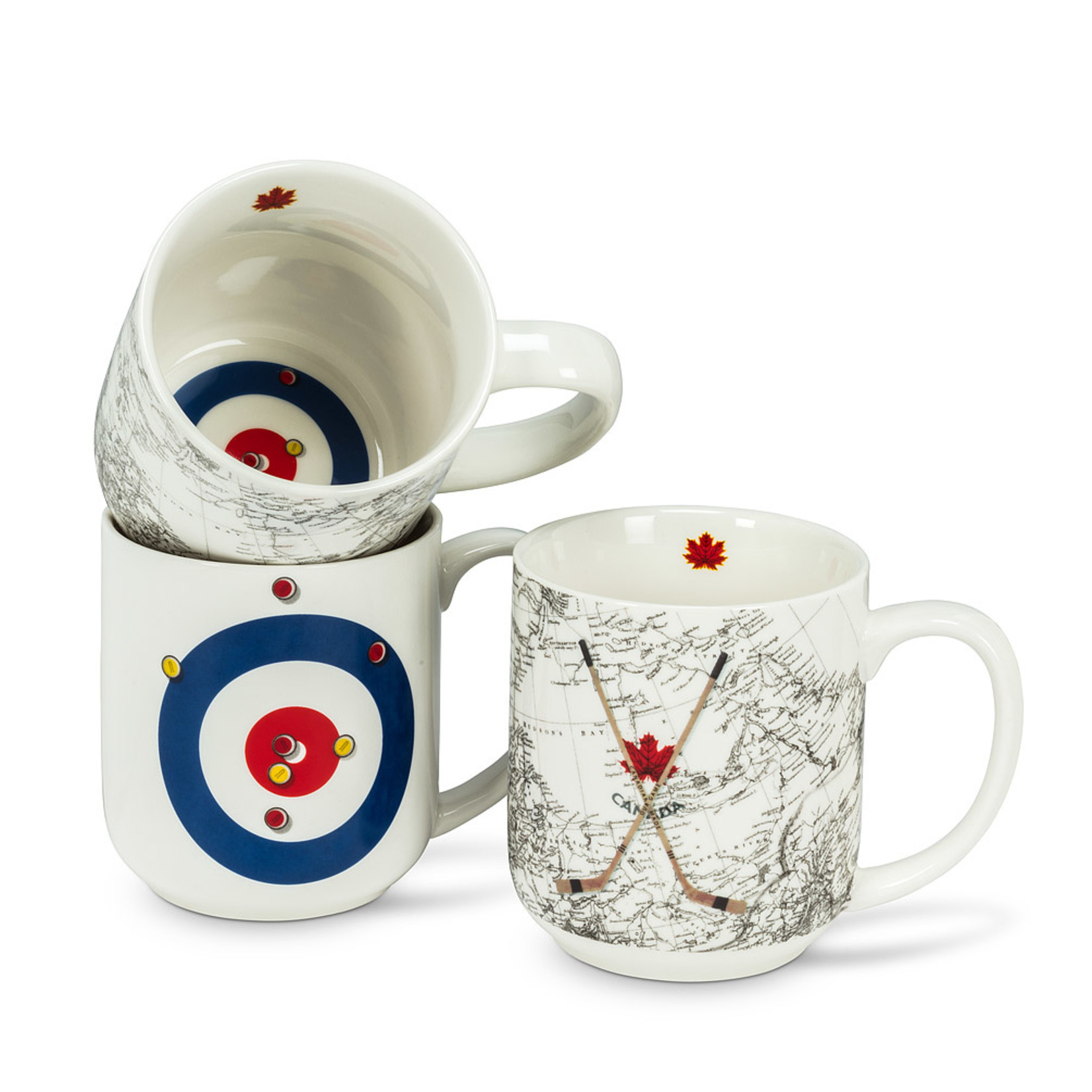 Abbott Mug - Curling w/Canada Map