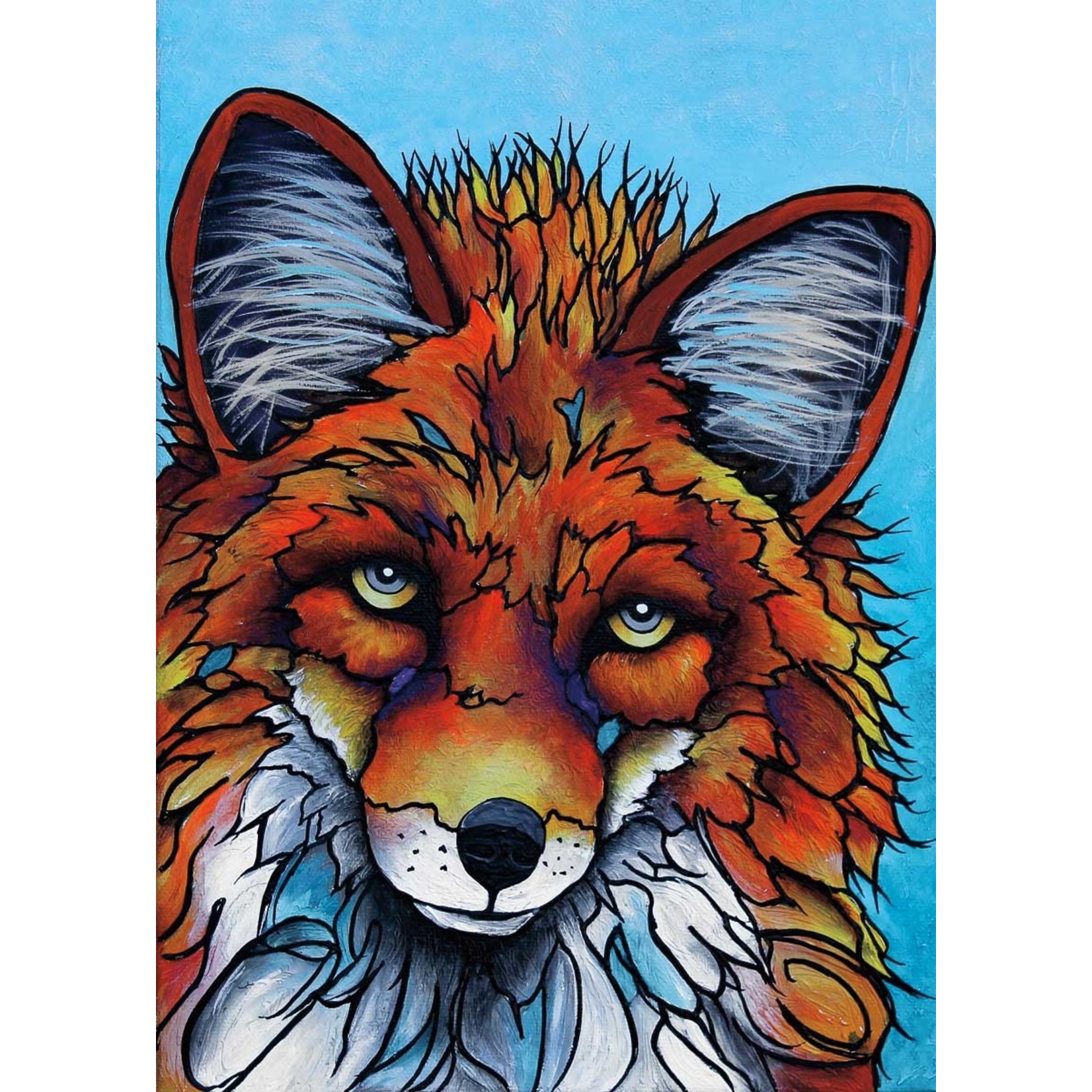 Indigenous Collection Art Card - Micqaela - What a Fox
