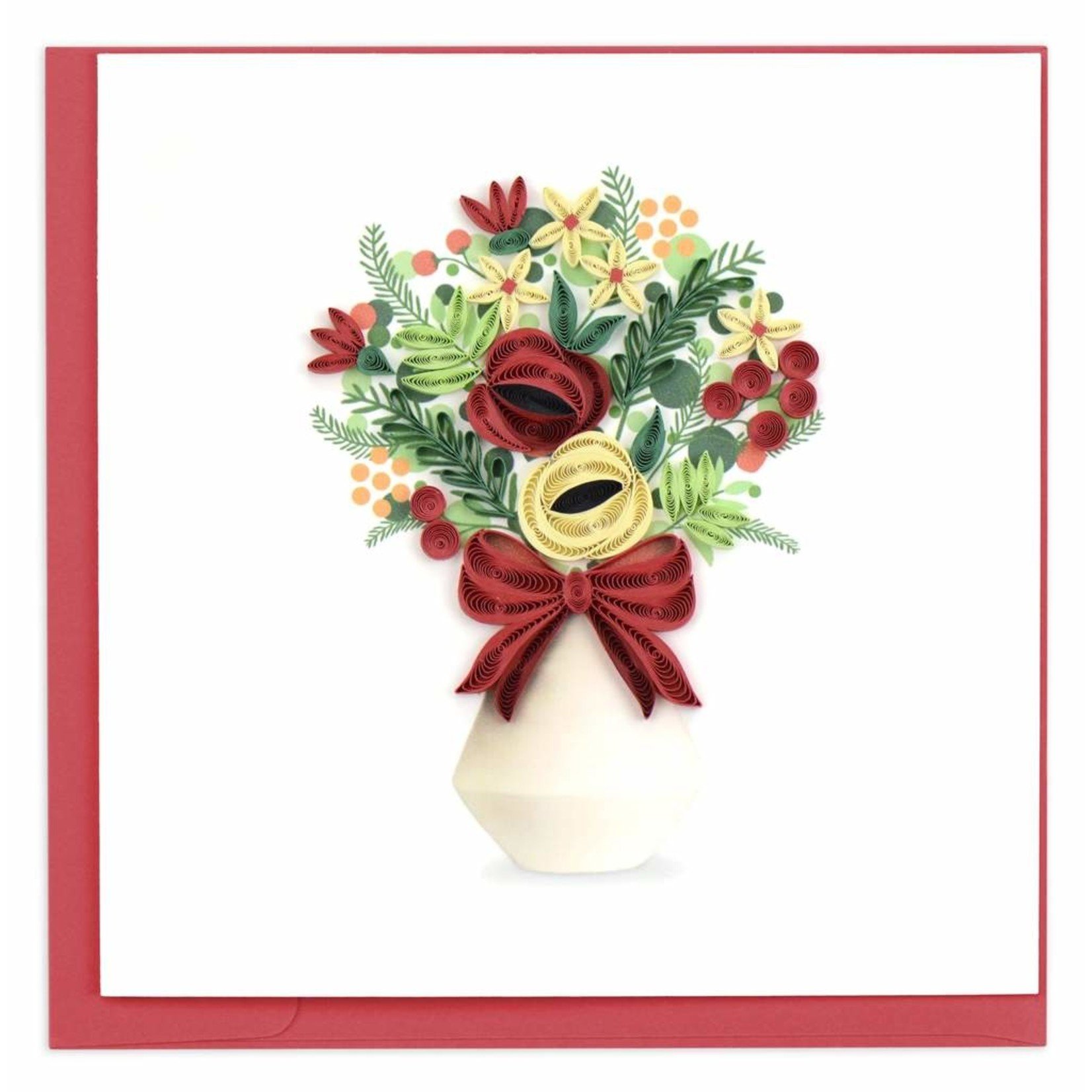 Quilling Card Quilling Card - Holiday Bouquet