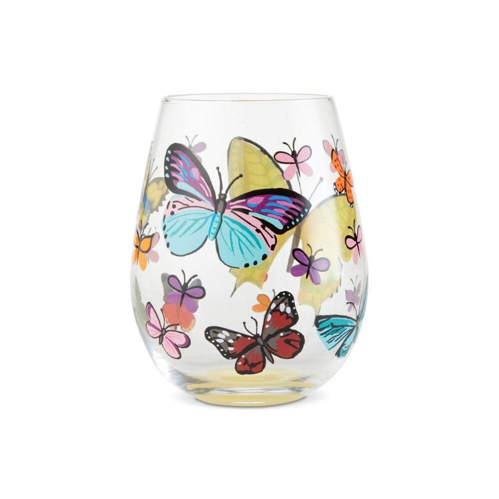 Lolita Stemless Glass - Butterfly