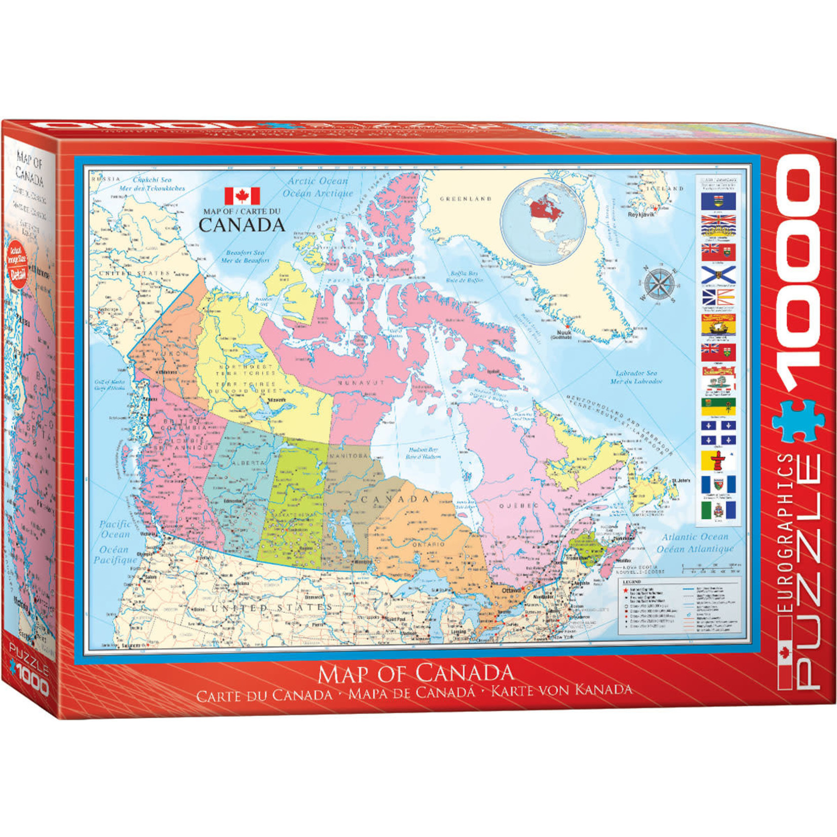 Puzzle - Map of Canada