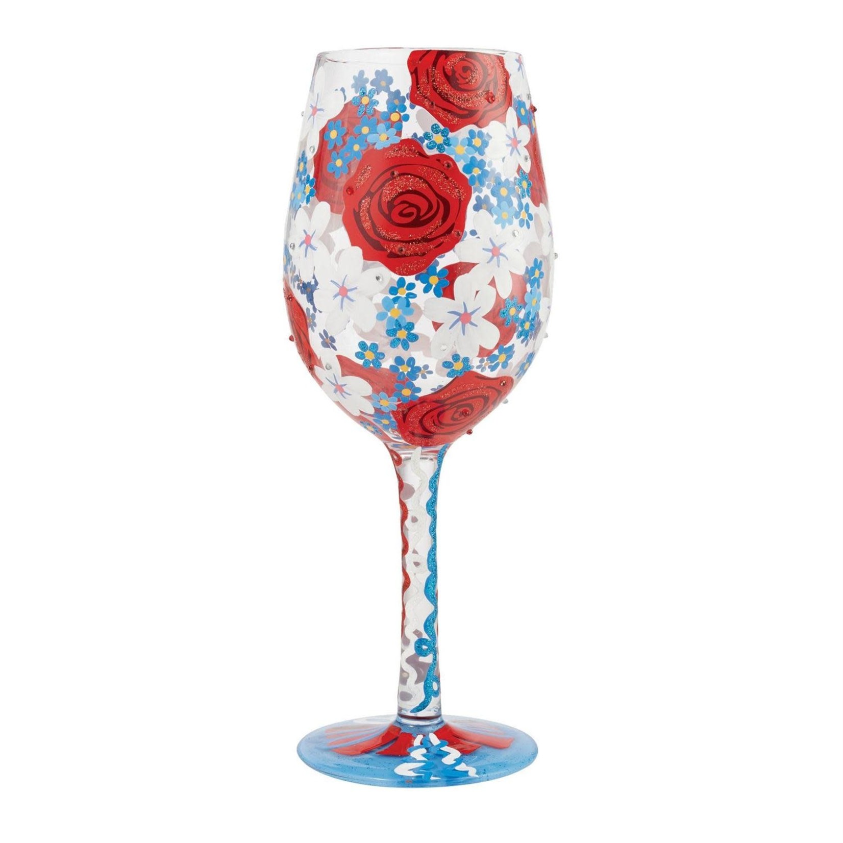 Lolita Wine Glass - Red, White and Bloomed