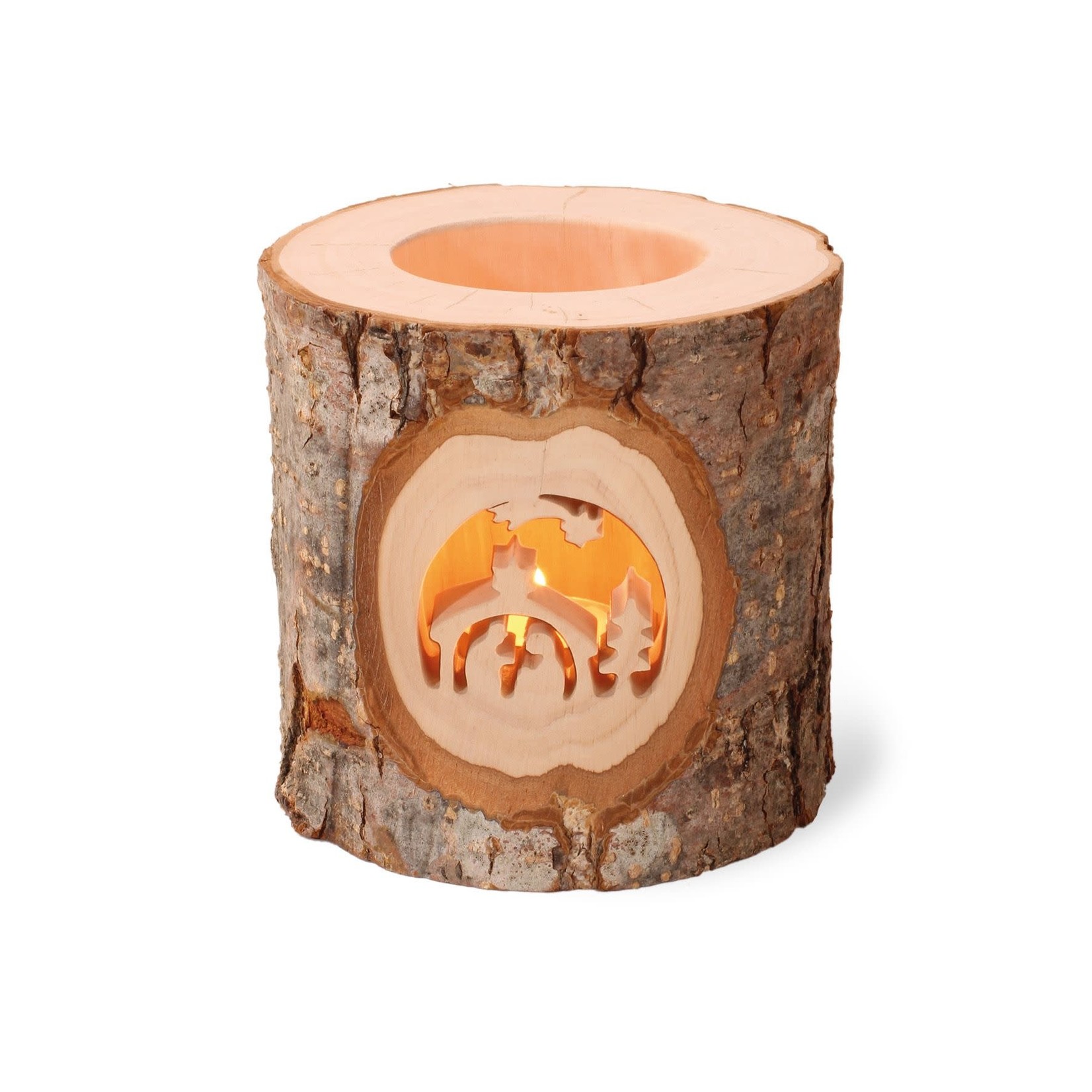 Waldfabrik Rustic Candle - Concave - Nativity