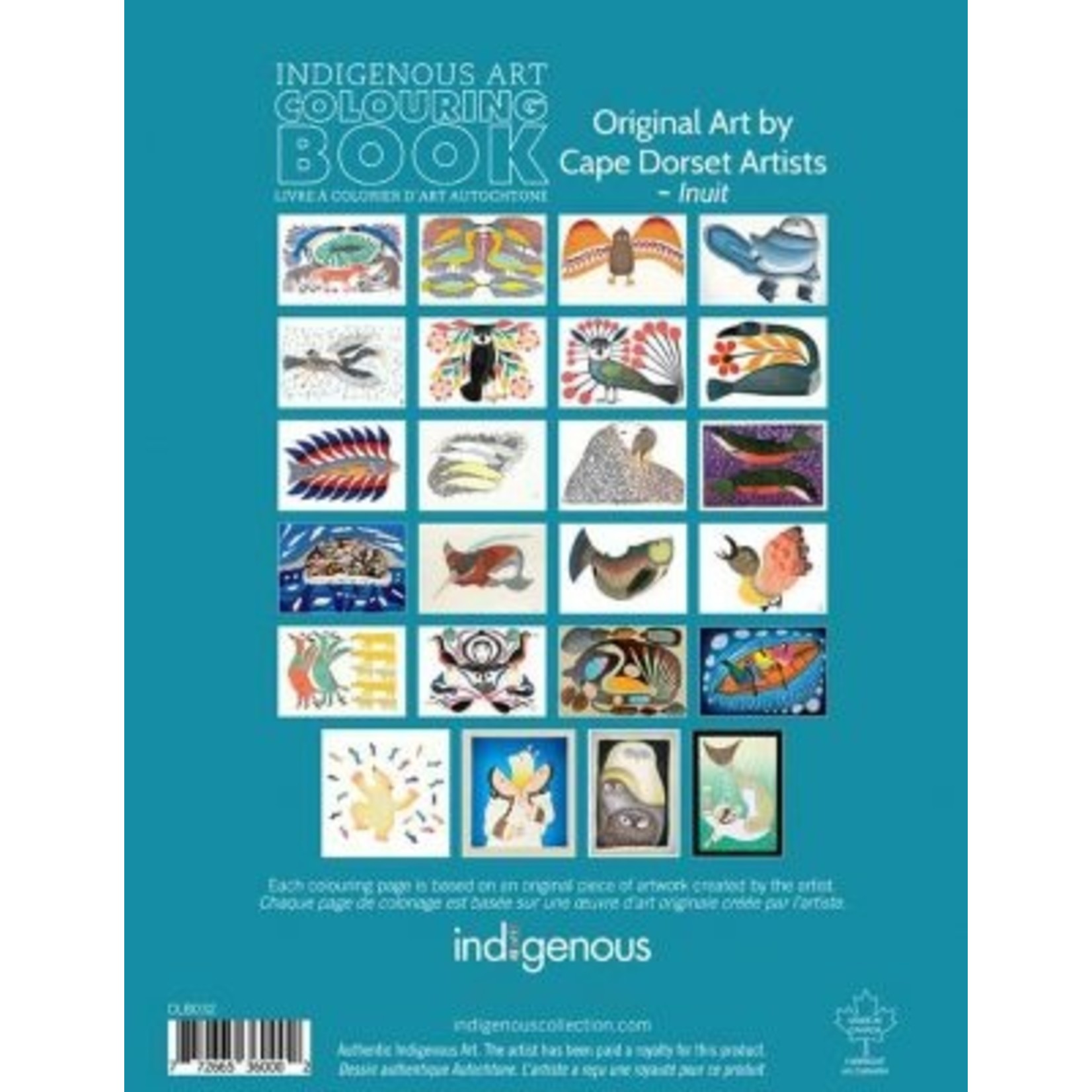 Indigenous Collection Colouring Book - Cape Dorset