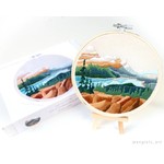 Anna Angiel Embroidery Kit - Peyto Lake