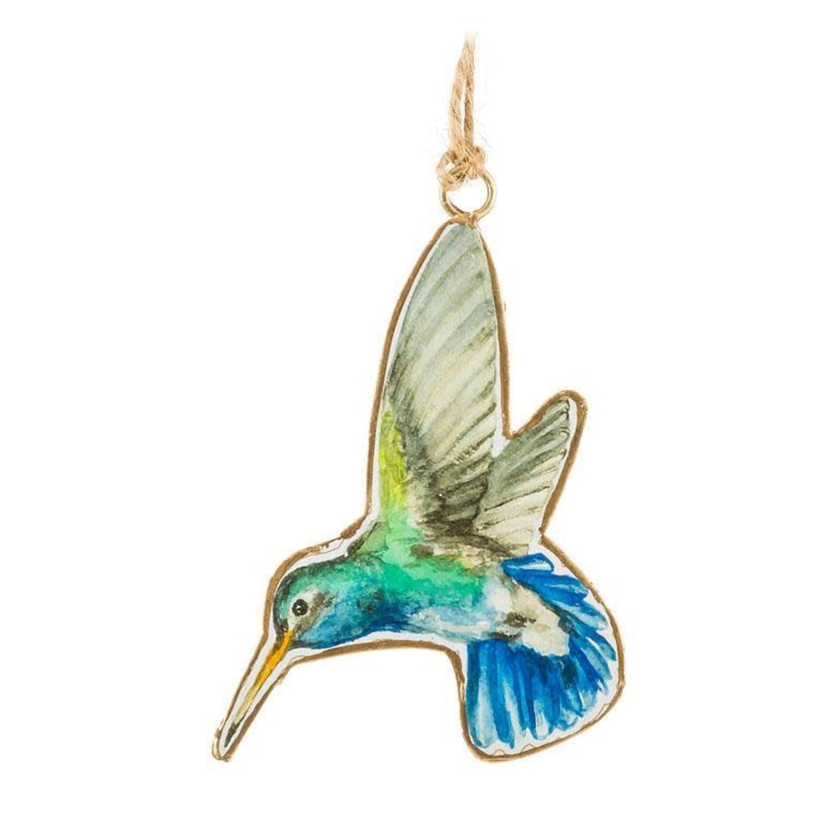 Abbott Ornament - Metal Hummingbird Small