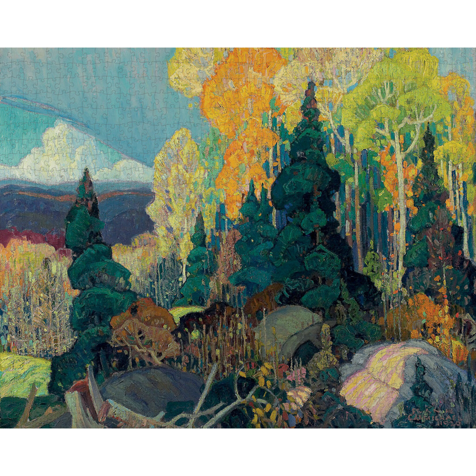 Art Puzzle - Carmichael - Autumn Hillside