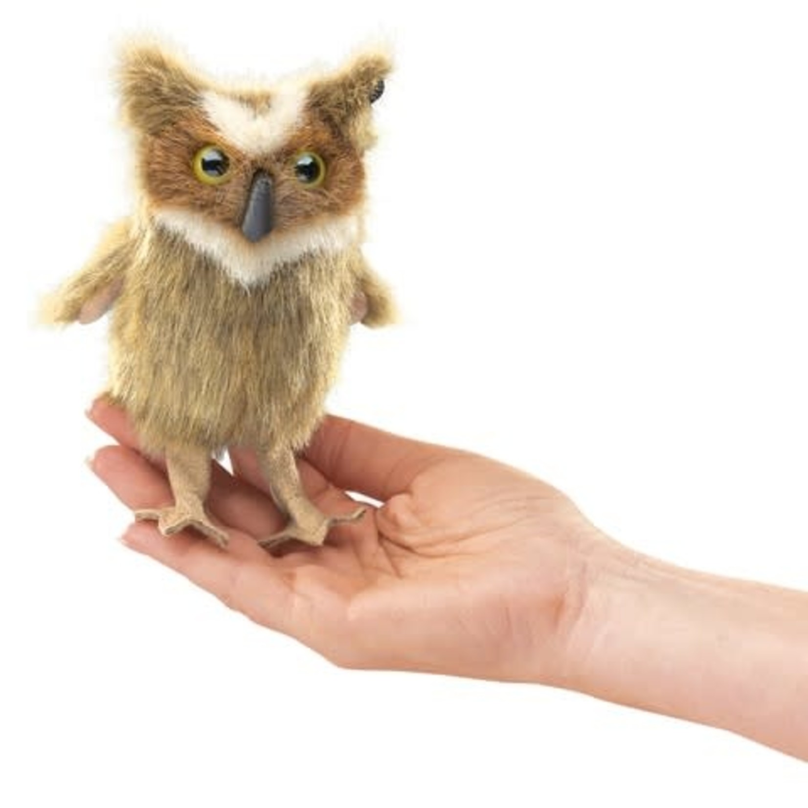 Folkmanis Puppets Finger Puppet - Mini Great Horned Owl