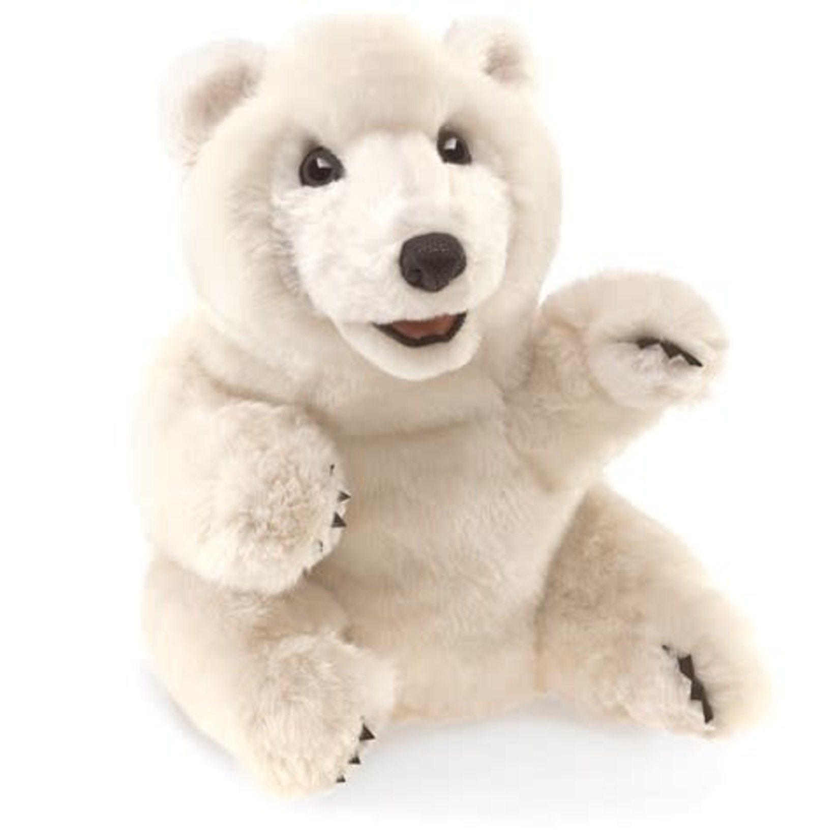 Folkmanis Puppets Puppet - Sitting Polar Bear