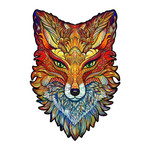 Unidragon Wood Puzzle - Fiery Fox Head -