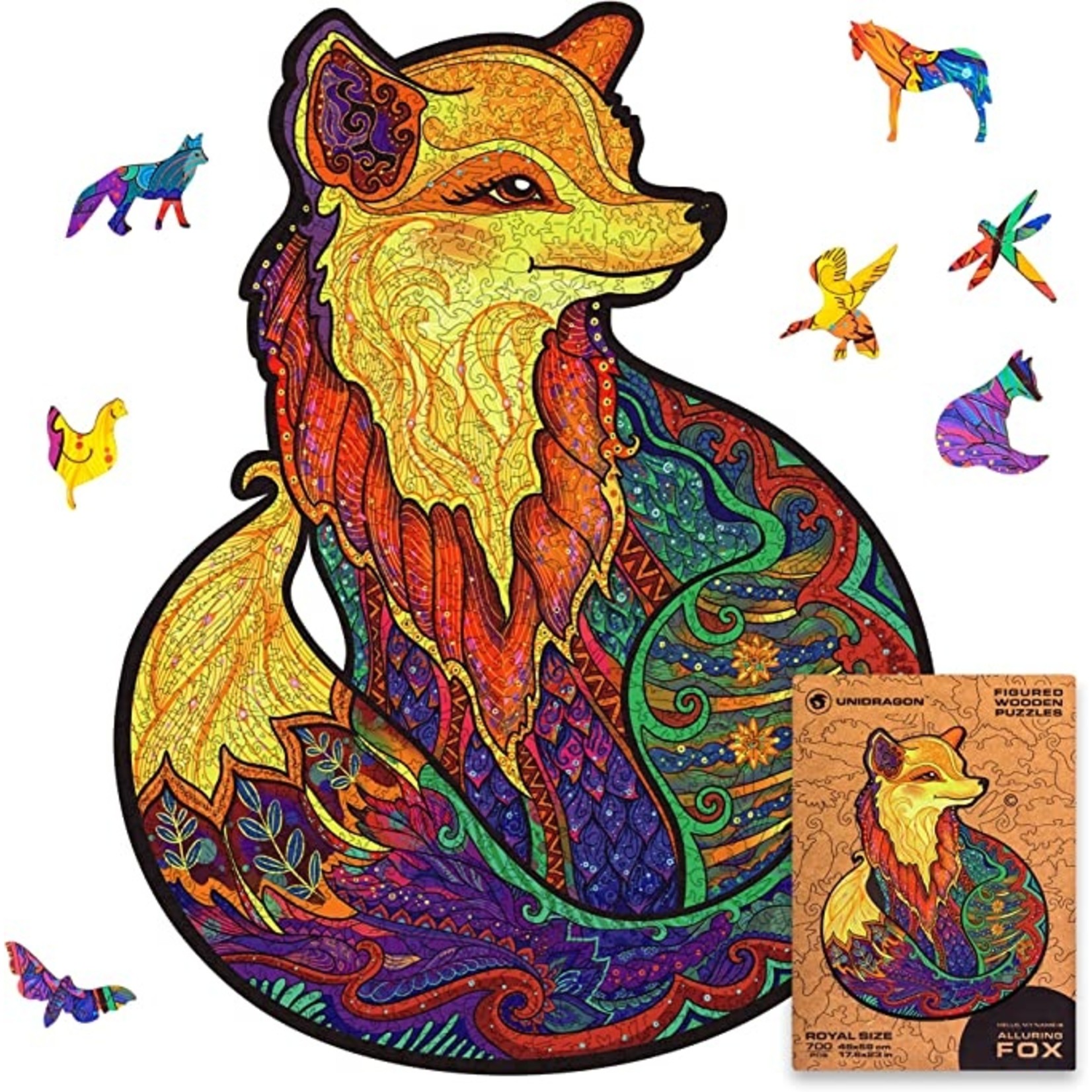 Unidragon Wood Puzzle - Alluring Fox Tail -