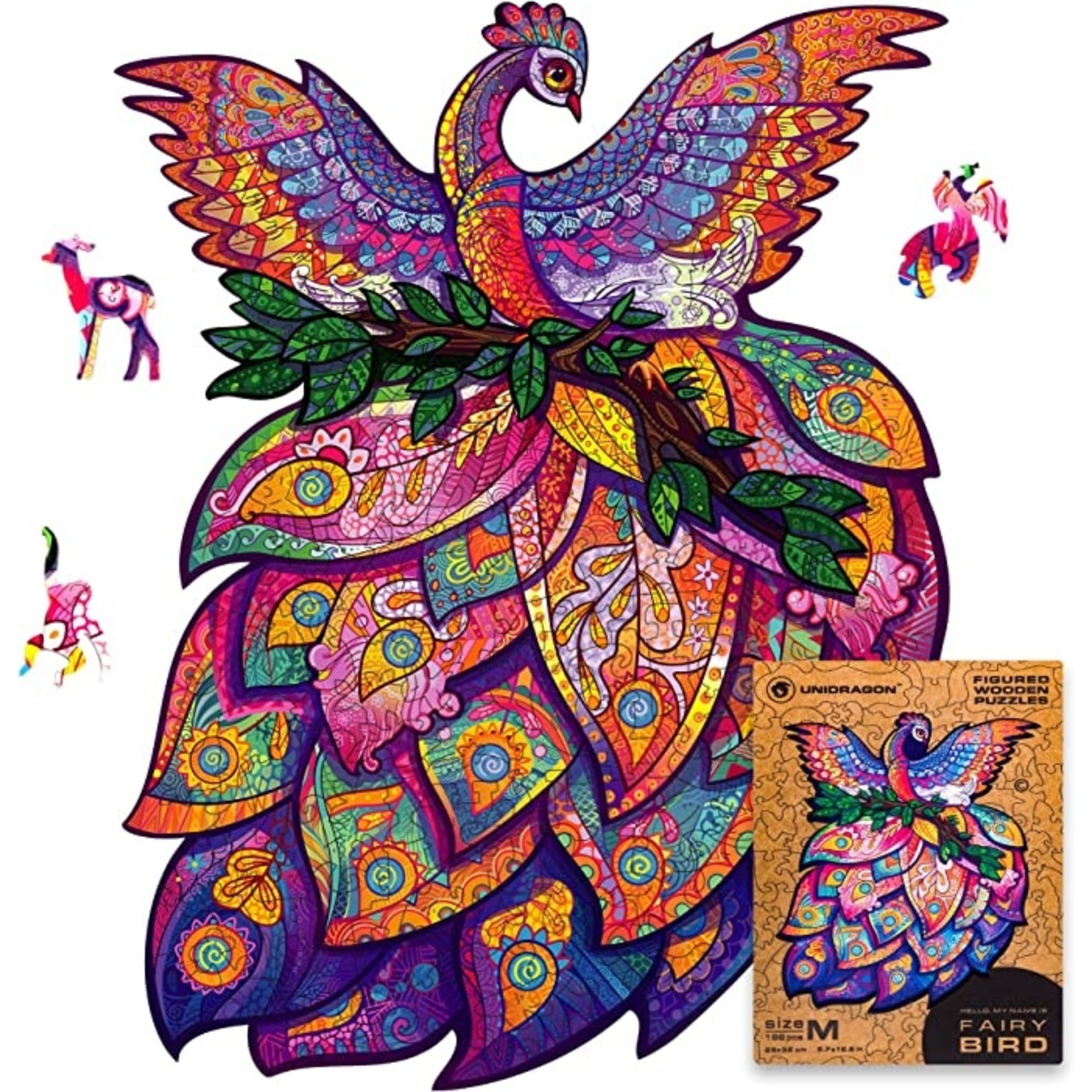 Unidragon Wood Puzzle - Fairy Bird -