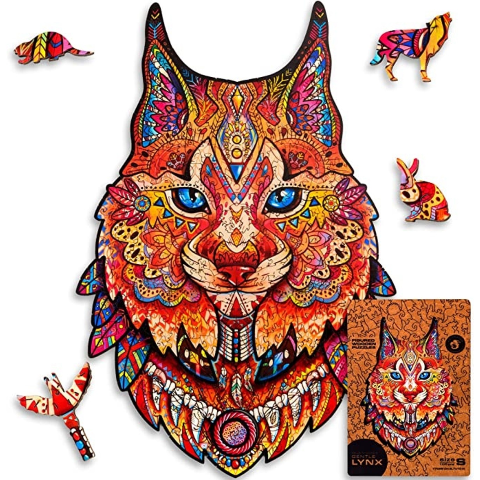 Unidragon Wood Puzzle - Gentle Lynx -